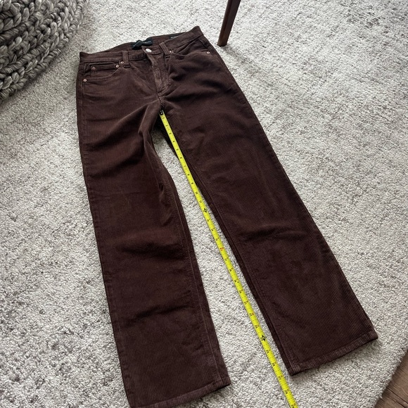 Aritzia Denim Forum The Arlo Brown New High Rise Ankle Length Jeans Sz 27 - Picture 11 of 15